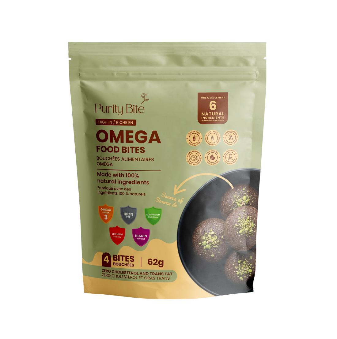 Omega & Fiber Food Bites Bundle (10 Packs)